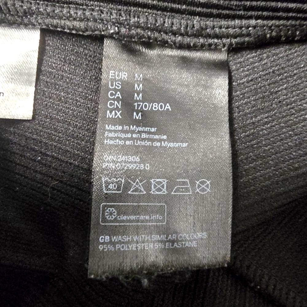 2/$30 Divided Black Mini Circle Skirt‎ Womens Size M Schoolgirl Dark Academia - Picture 8 of 10